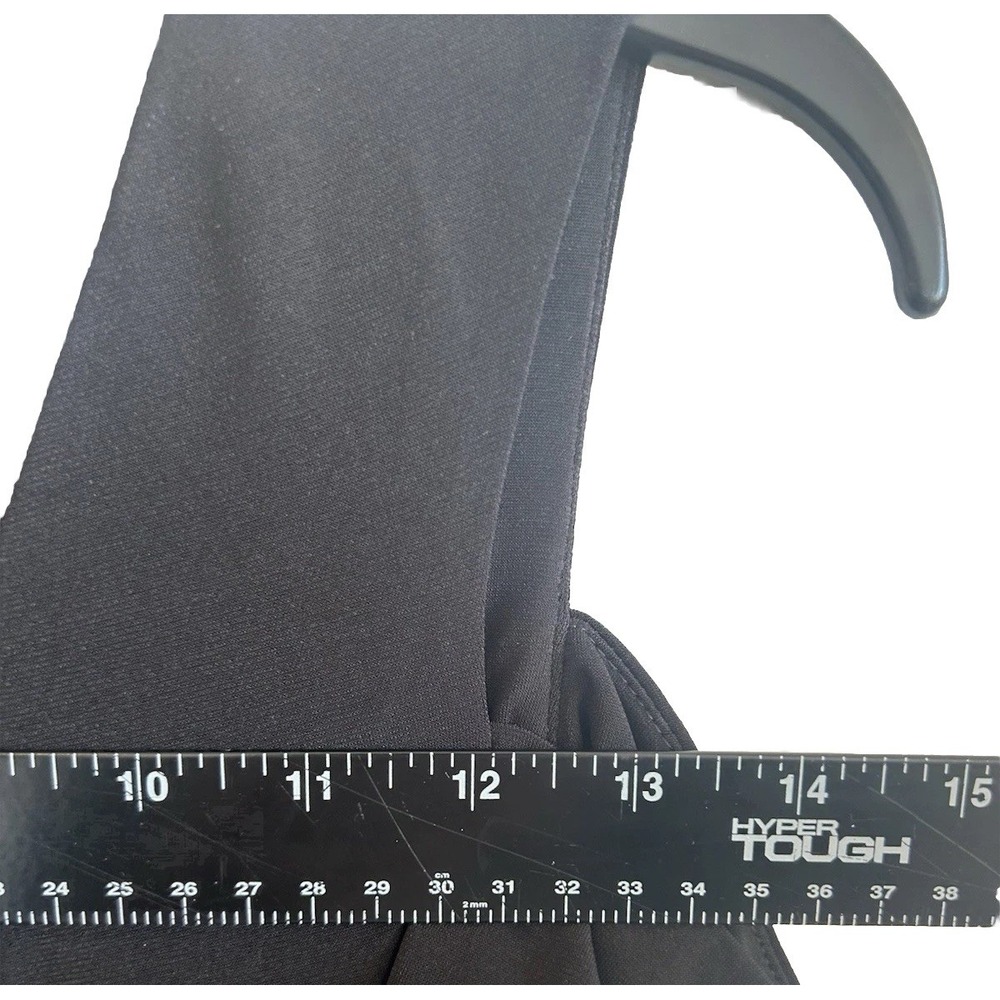Calvin‎ Klein Size 4 Short Sleeve  Little Black Dress Pencil Coctail Stretch S - Picture 8 of 11